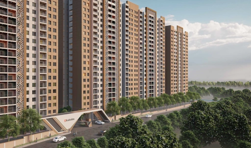 Kohinoor Kaleido - towers and greenery (artistic impression)